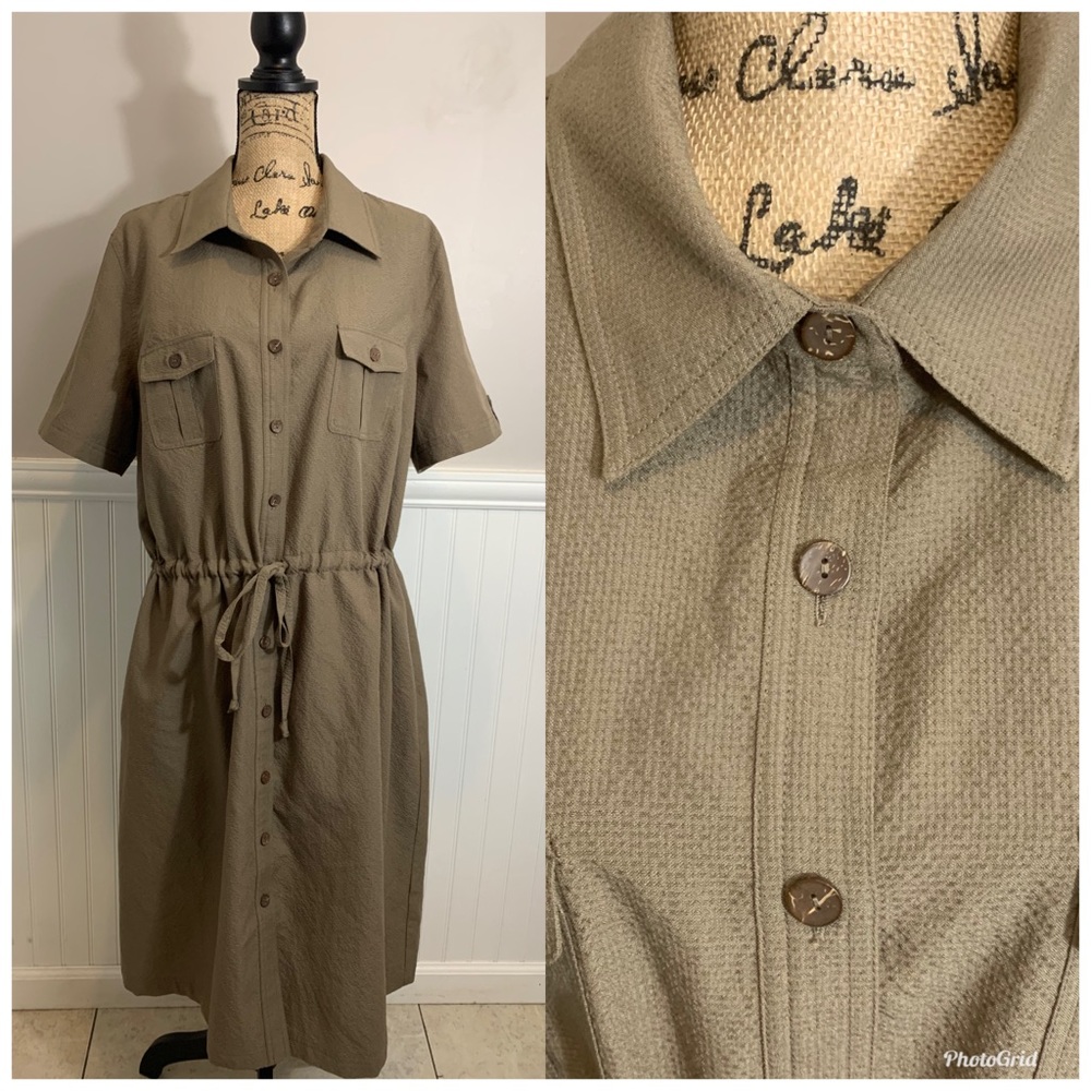 Plus Size Button Down Dress